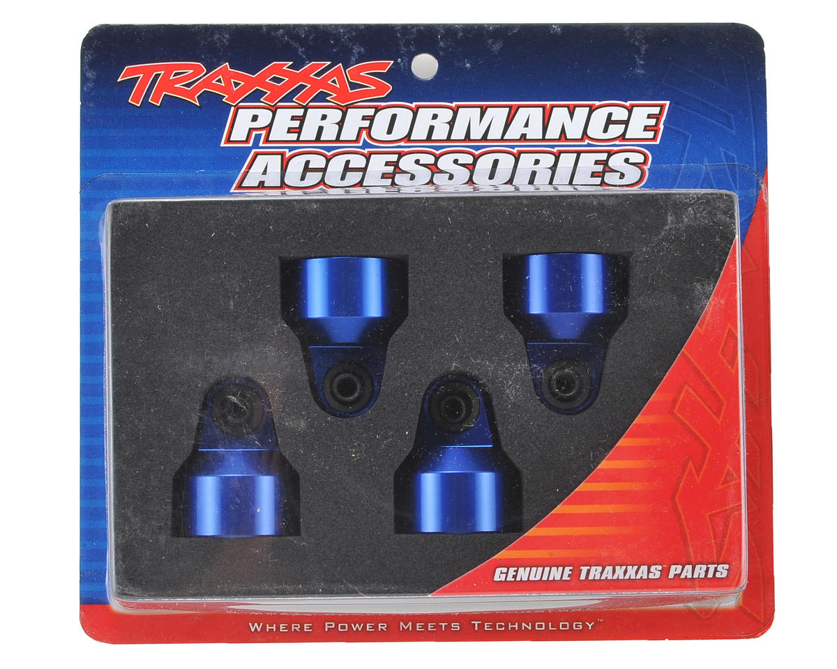 Aluminum GTX Shock Caps Blue for X-Maxx/XRT (4) (TRA7764A)