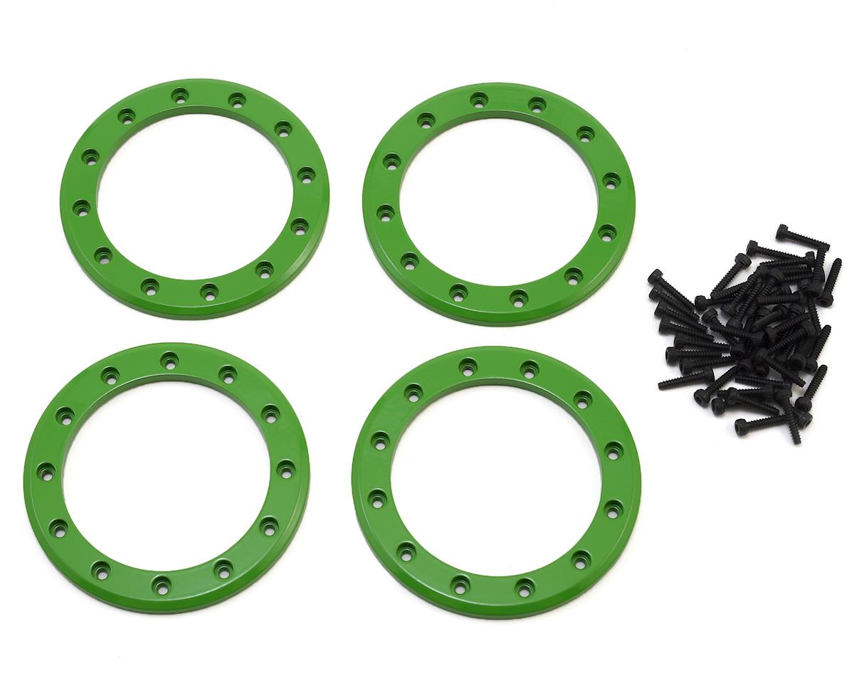 Aluminum 2.2" Beadlock Rings Green for TRX-4 (4) (TRA8168G)
