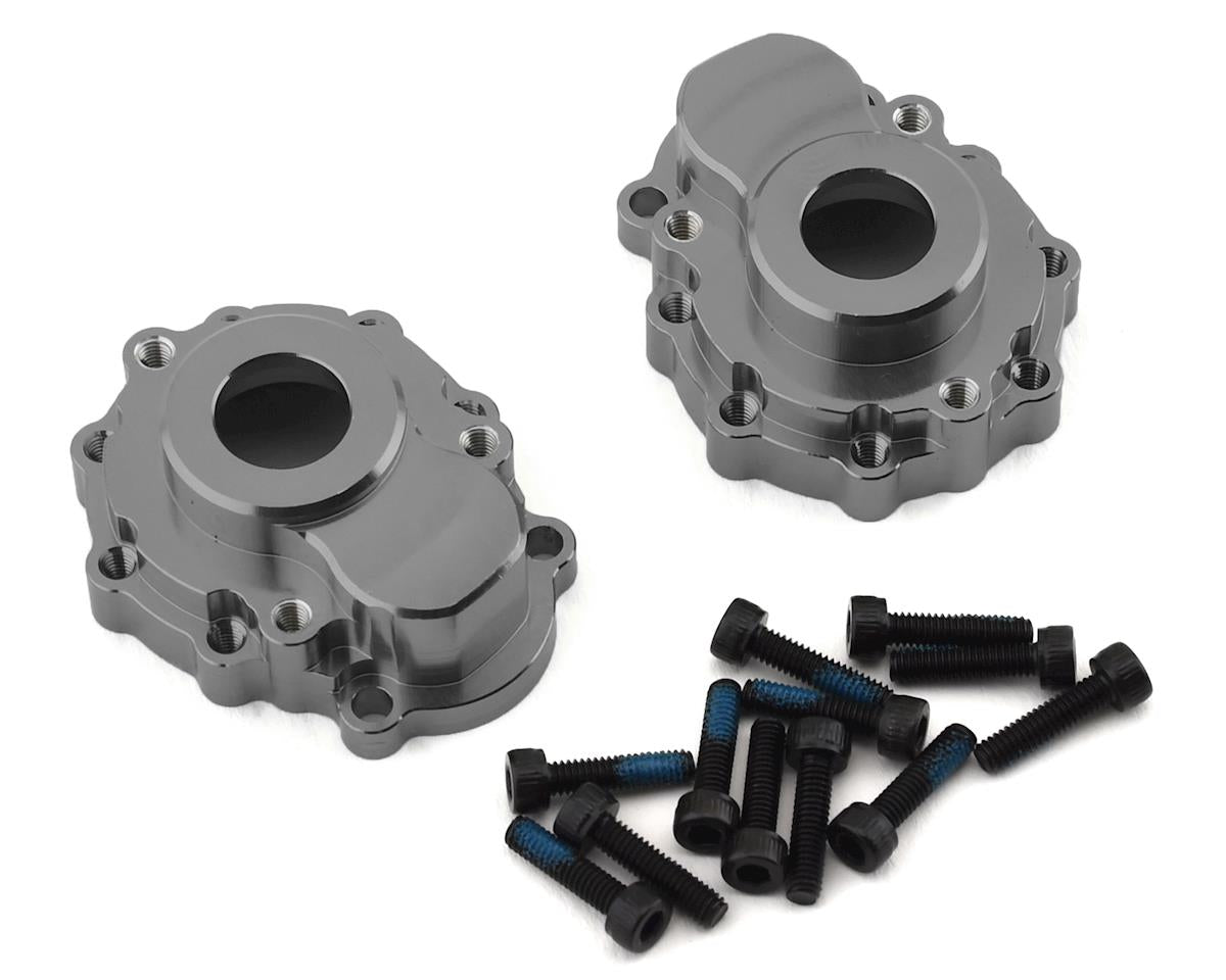 Aluminum Outer Portal Drive Housing Charcoal Gray for TRX-4 (2) (TRA8251A)