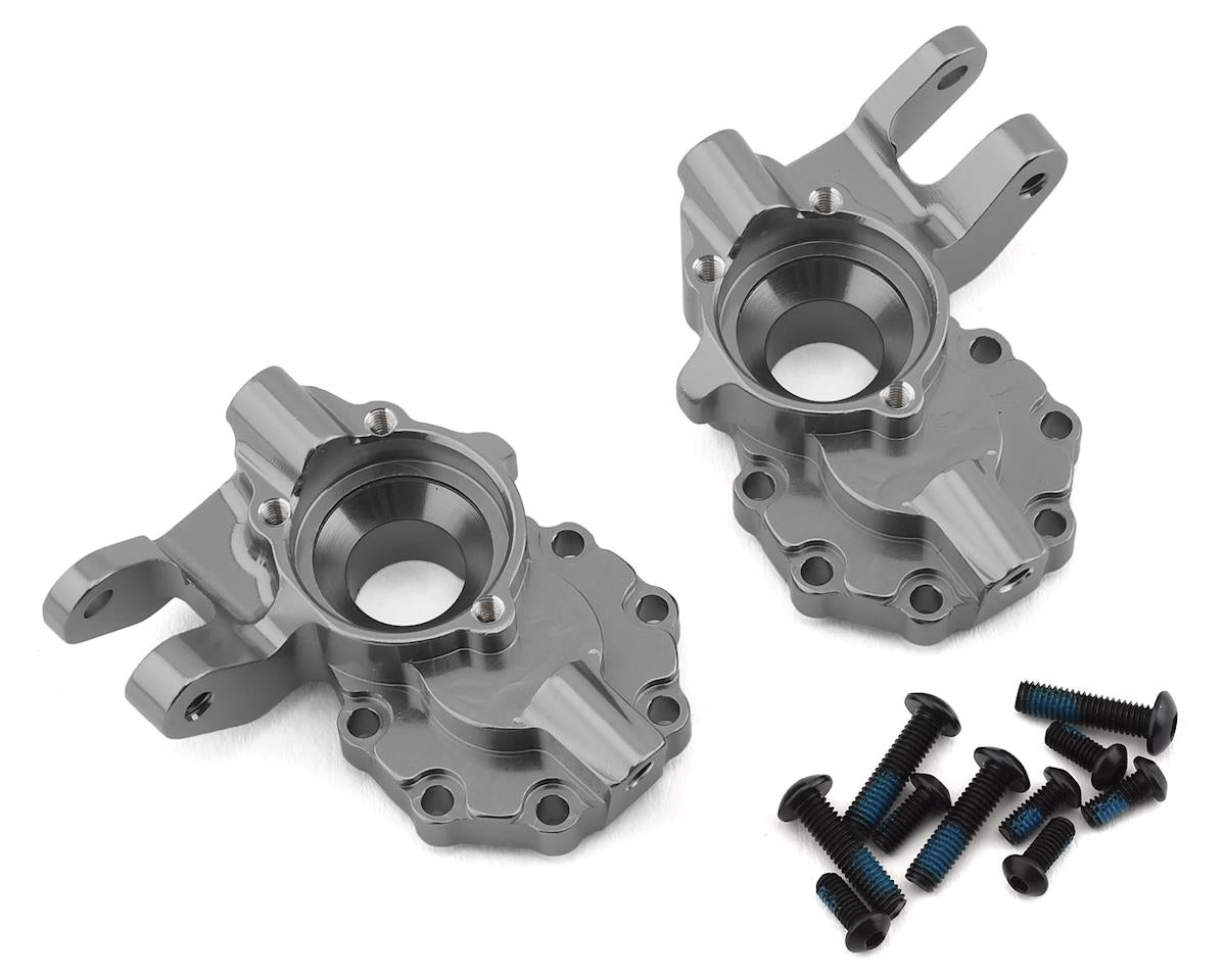 Aluminum Inner Front Portal Drive Housing Charcoal Gray for TRX-4 (2) (TRA8252A)