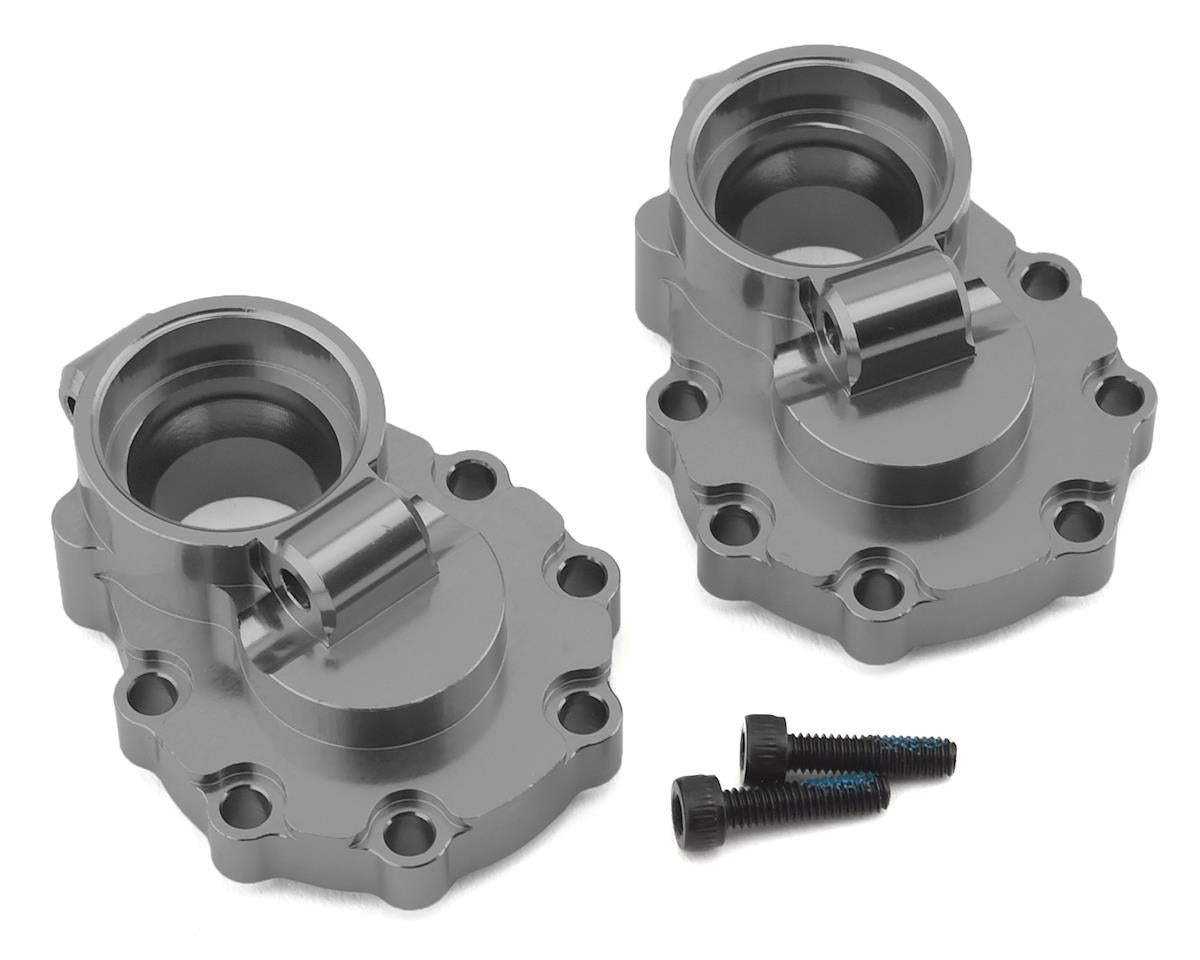 Aluminum Inner Rear Portal Drive Housing Charcoal Gray for TRX-4 (2) (TRA8253A)
