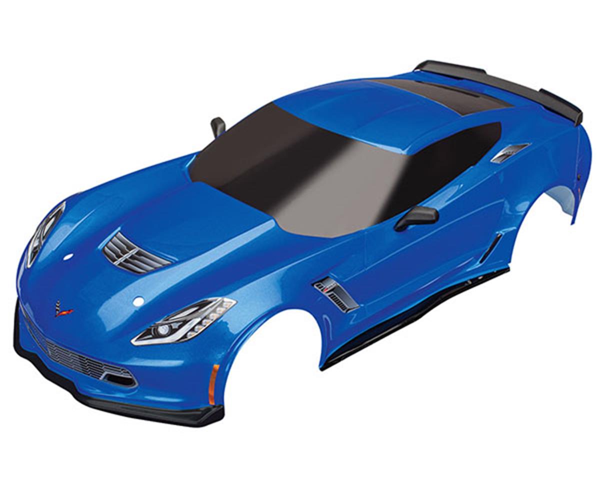 Corvette Prepainted Blue Body for 4-Tec 2.0 (TRA8386X)