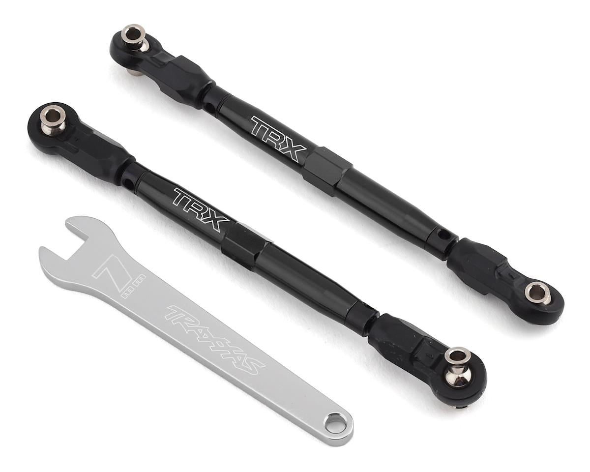 Aluminum Front Toe Links Black Chrome for UDR (2) (TRA8547A)