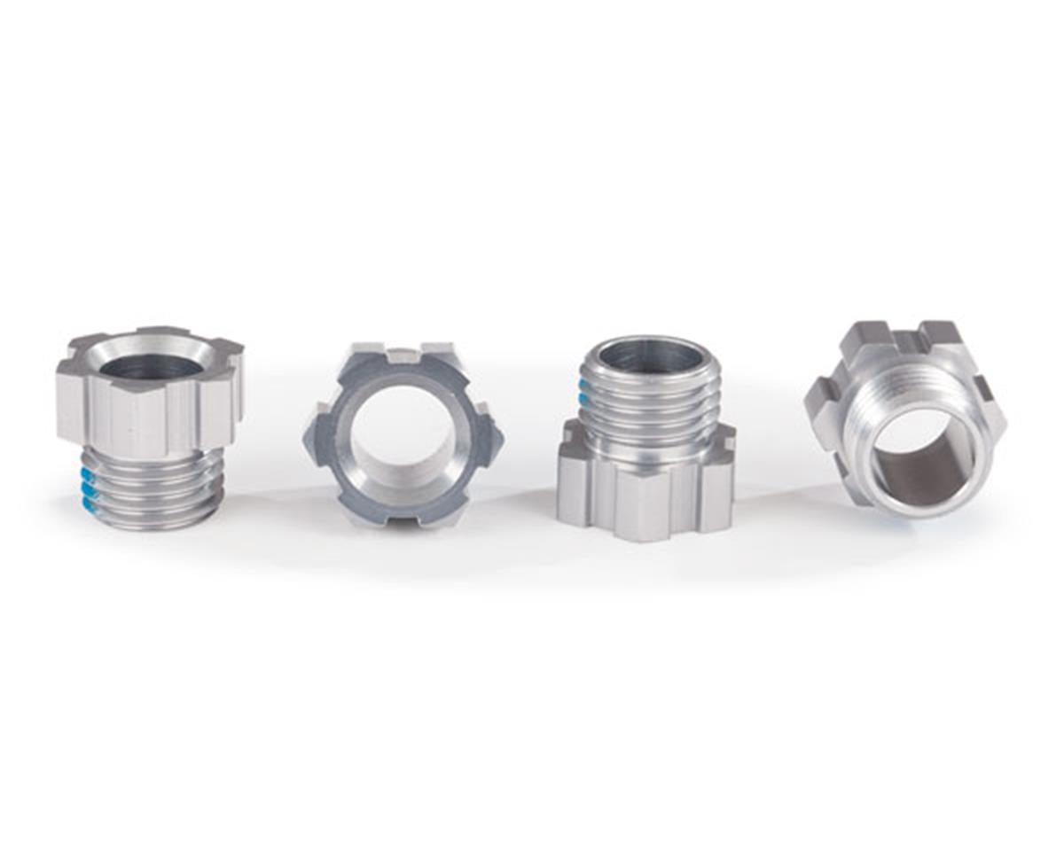 Aluminum Stub Axle Nut Gray for TRX-4 (4) (TRA8886A)