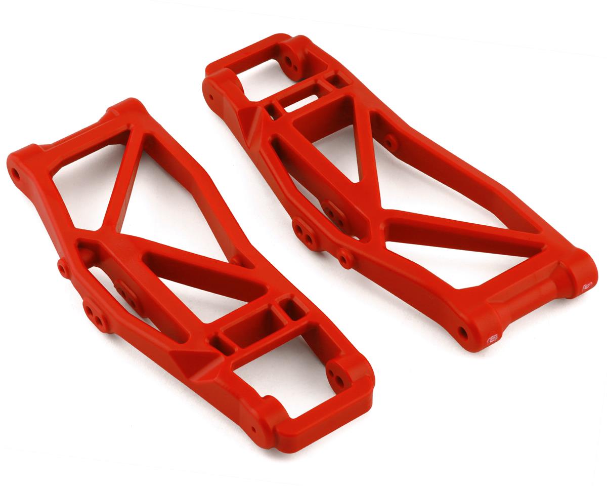 WideMaxx Lower Suspension Arms Red for Maxx (2) (TRA8999R)