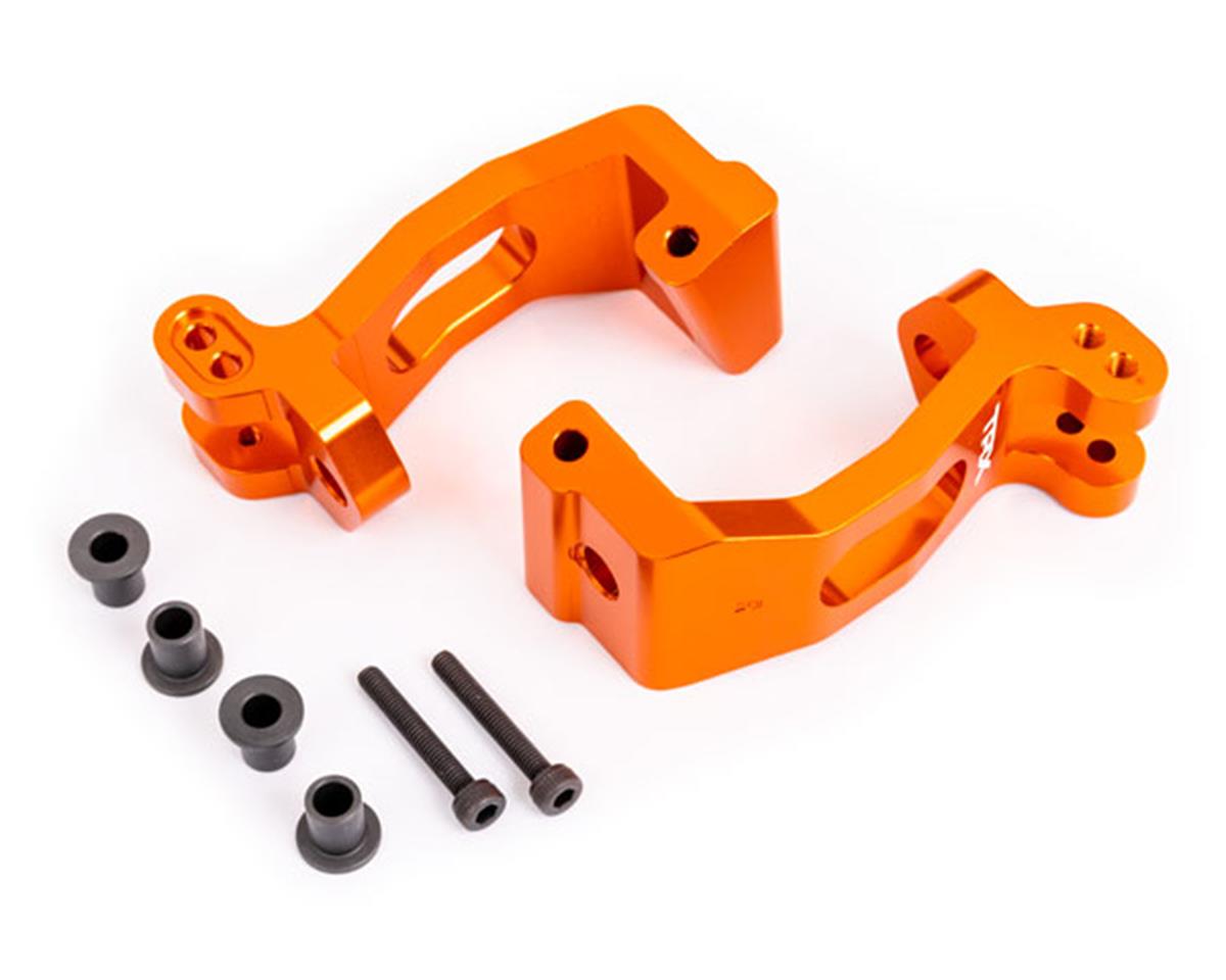 Aluminum Caster Blocks Orange for Sledge (2) (TRA9532T)