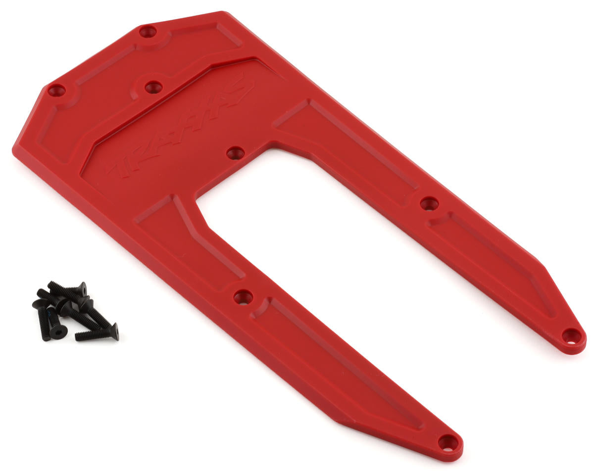 Chassis Skid Plate Red for Sledge (TRA9623R)