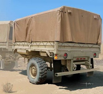 1/35 M1082 LMTVT Light Medium Tactical Vehicle Trailer Plastic Model Kit (TSM1010)