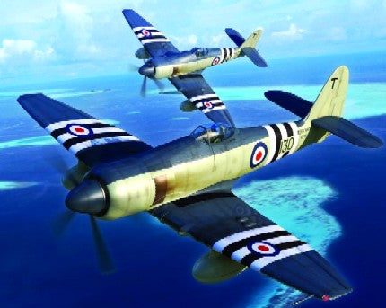 1/48 Hawker Sea Fury FB11 Fighter Plastic Model Kit (TSM2844)
