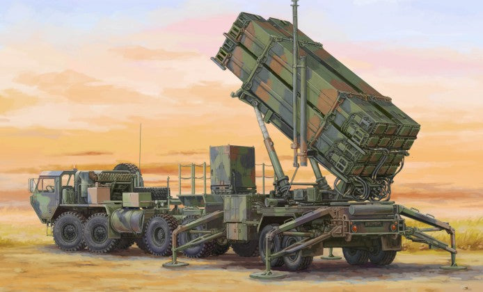1/72 M983 HEMTT Tractor & M901 Launching Station with MIM104F Patriot SAM System PAC3 Plastic Model Kit (TSM7157)