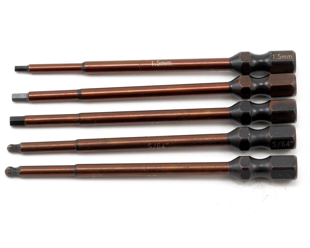 Factory Team 1/4" Drive Power Tool Tip Set 1/4" Drive (5) (ASC1674)