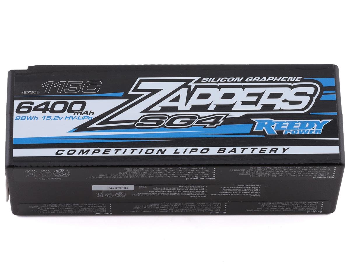 Reedy 6400mAh 15.2V 115C 4S Zappers HV SG4 LiHV Battery Pack with 5mm Bullet Plugs (ASC27369)
