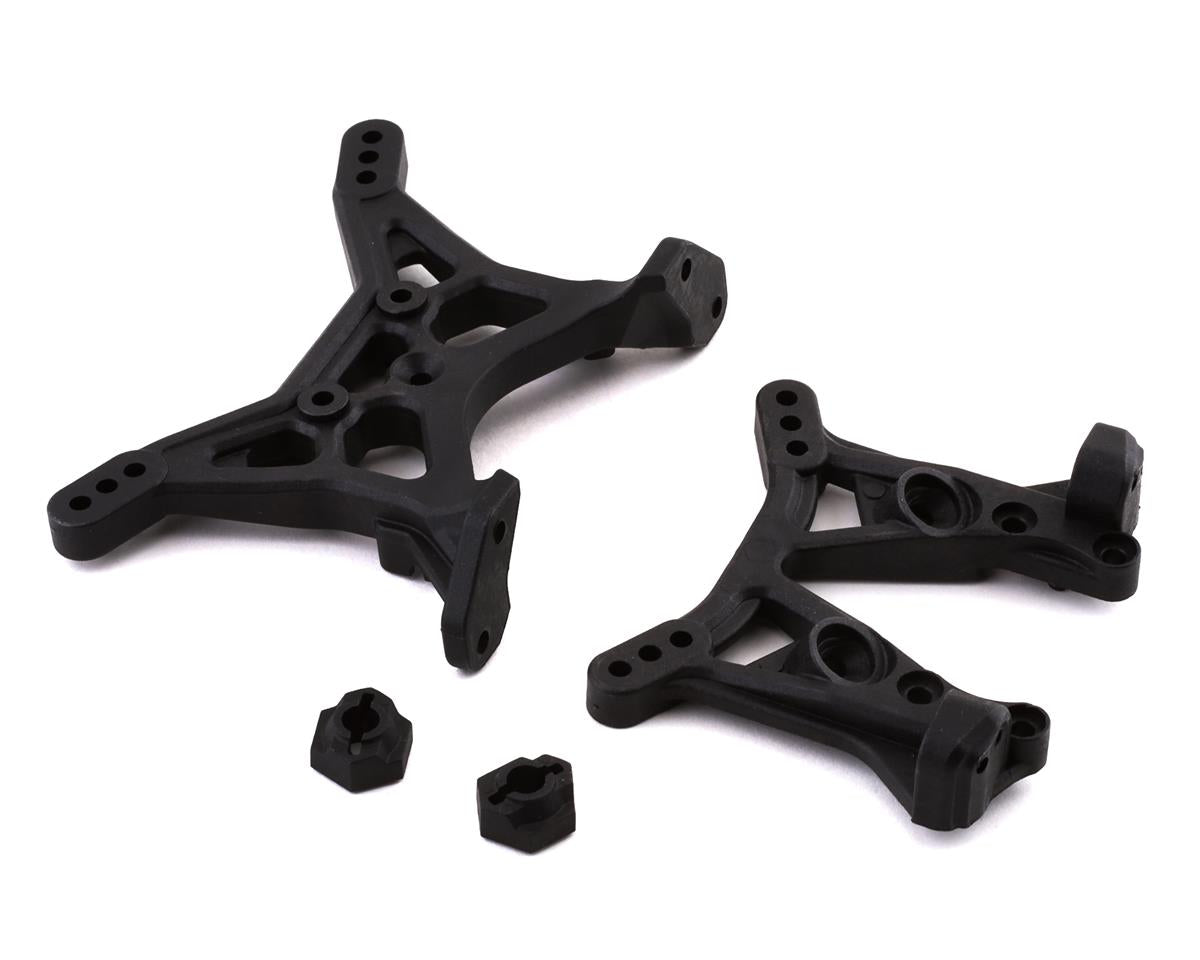 Front and Rear Shock Tower Set for SR10 (2) (ASC71093)