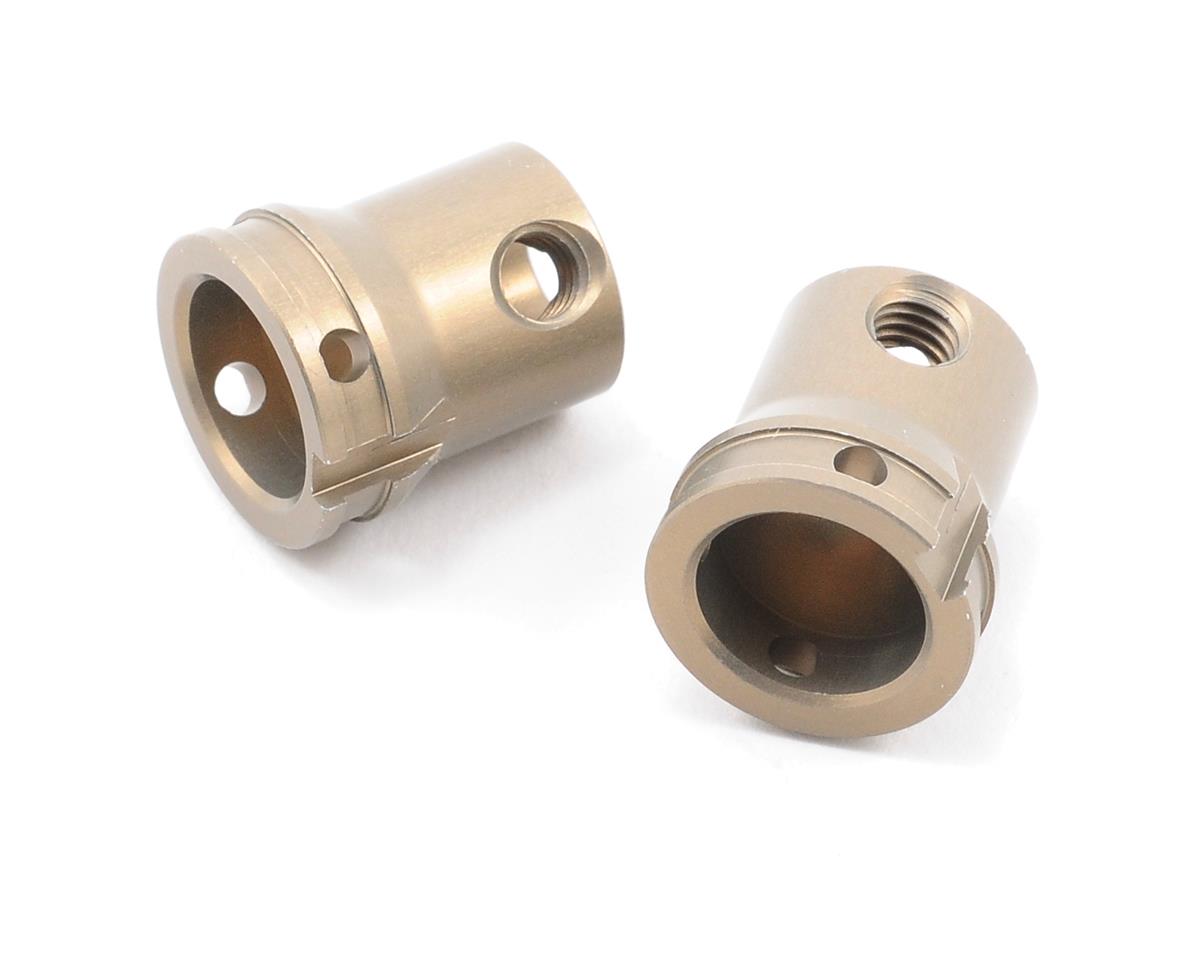 Aluminum Factory Team Gearbox Input Cup for RC8 (2) (ASC89286)