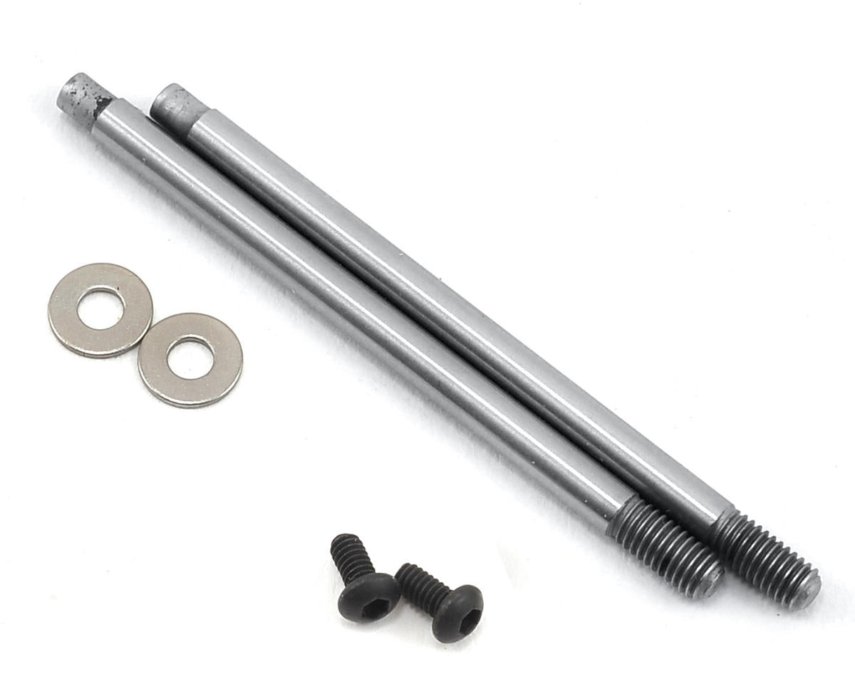 Chrome Screw Mount Front Shock Shafts 3x27.5mm (2) (ASC91620)