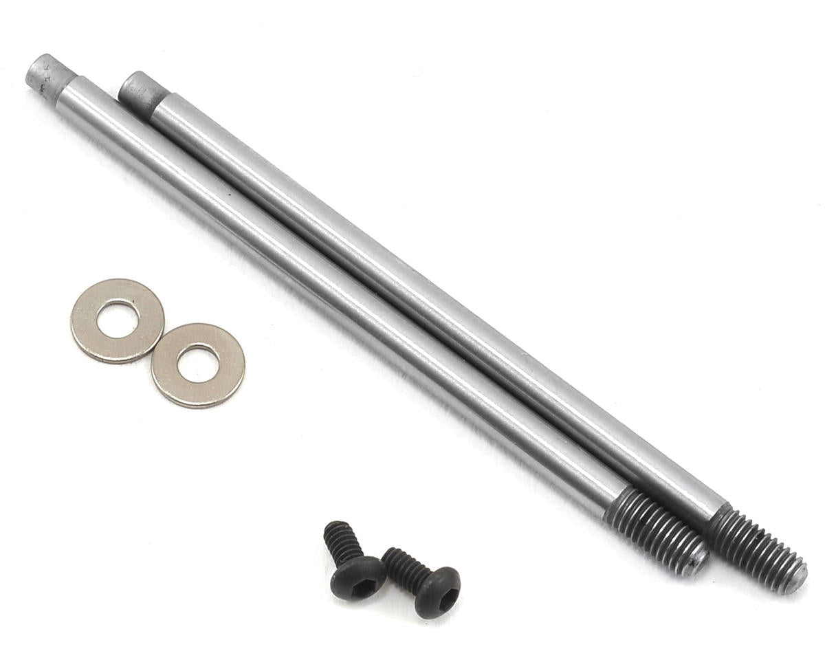 Chrome Screw Mount Front Shock Shafts 3x35mm (2) (ASC91624)