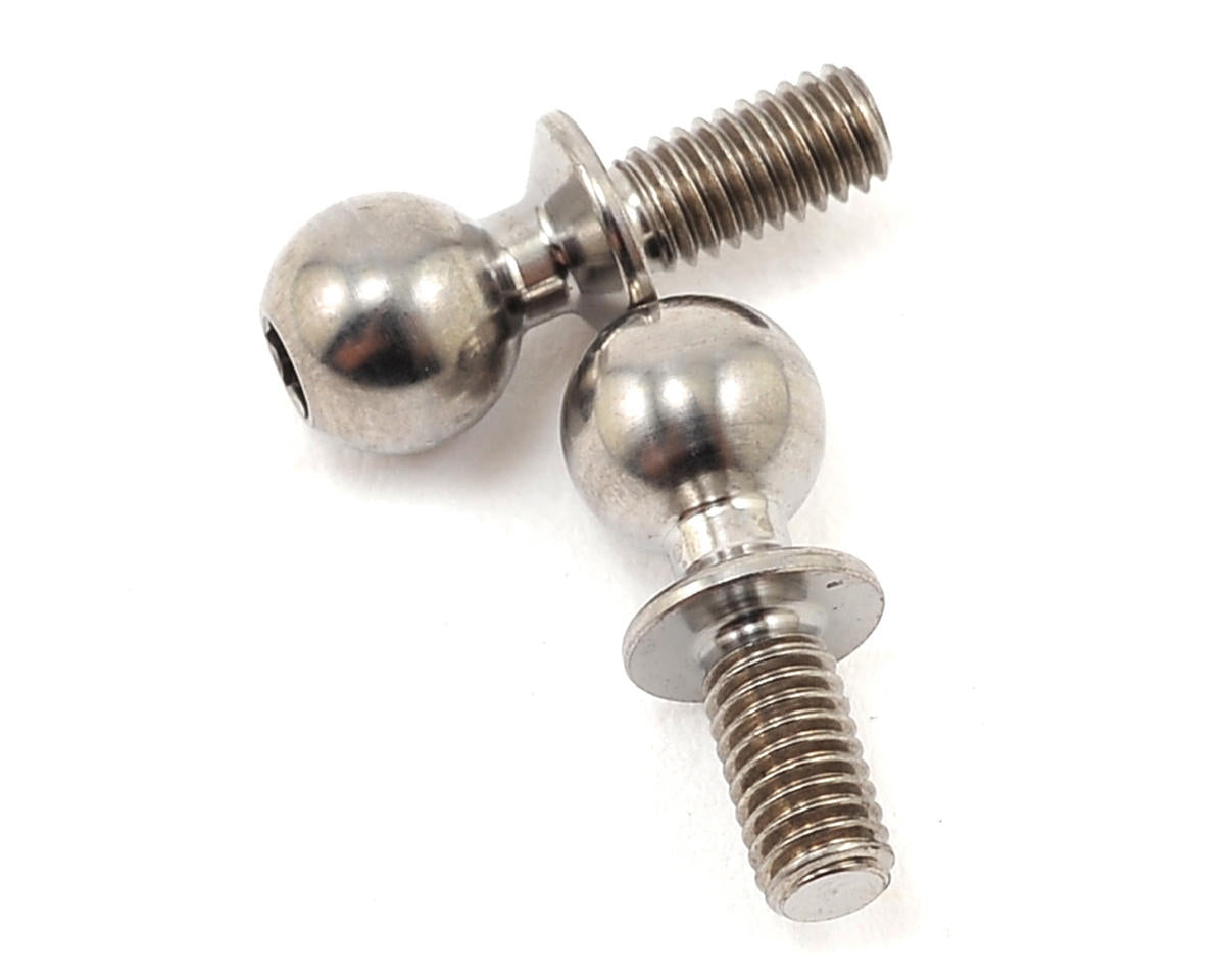 Titanium Factory Team Heavy Duty Ball Studs 6mm (2) (ASC91751)