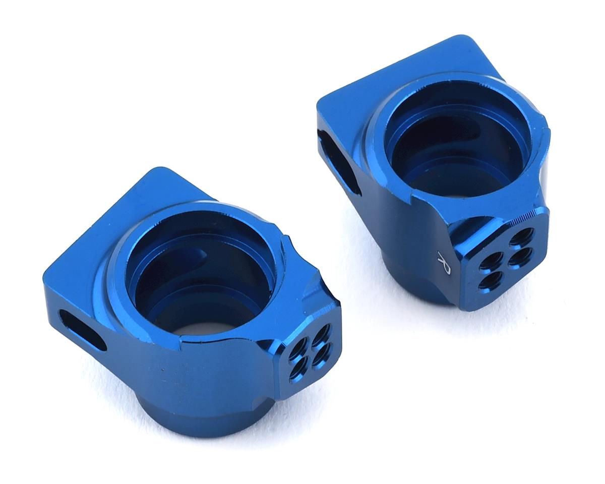 Aluminum Factory Team Rear Rear Hubs Blue for B6/B6D (2) (ASC91760)