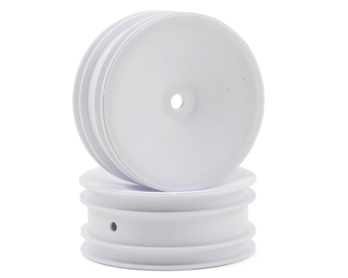 2.2" White Wheels for B6 Front (2) (ASC9690) Nankin Hobby