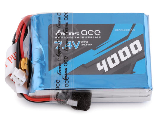 4000mAh 7.4V 2S LiPo Transmitter Battery Pack (DX7/DX7S/DX8/DX9) (GEA2S4000TXJS)