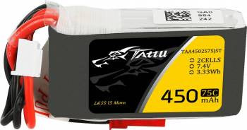 450MAH 7.4V 75C W/JST (TAA4502S75JST)