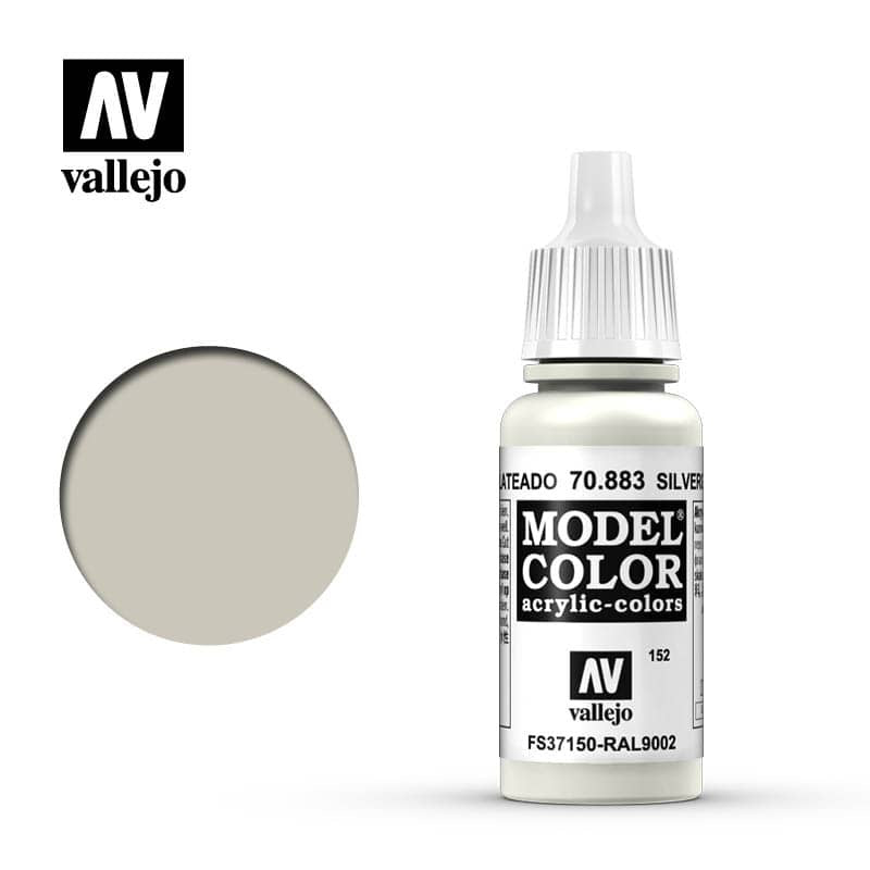 Model Color Silver Grey Acrylic Paint 18ml Bottle (VLJ70883)