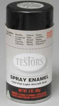 Spray Fl Lt. Aircraft Gray 3 Oz. (TES1233T)