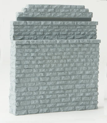 HO Double-Track Railroad Bridge Stone Abutment Resin Casting (933-4584)
