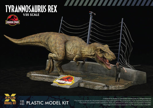 1/35 Jurassic Park T-Rex W/Fig (XPM200130)