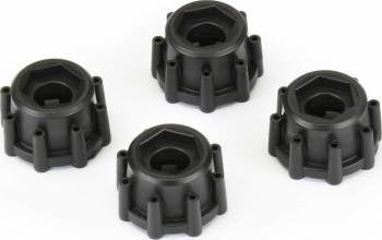 8x32 to 17mm Hex Adapters for 8x32 3.8" Wheels (4) (PRO634500)
