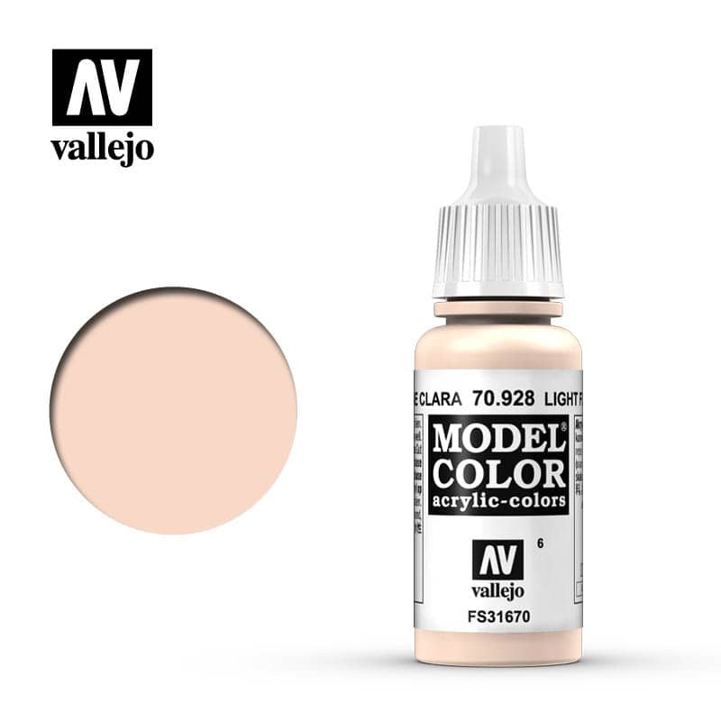 Model Color Light Flesh Acrylic Paint 18ml Bottle (VLJ70928)