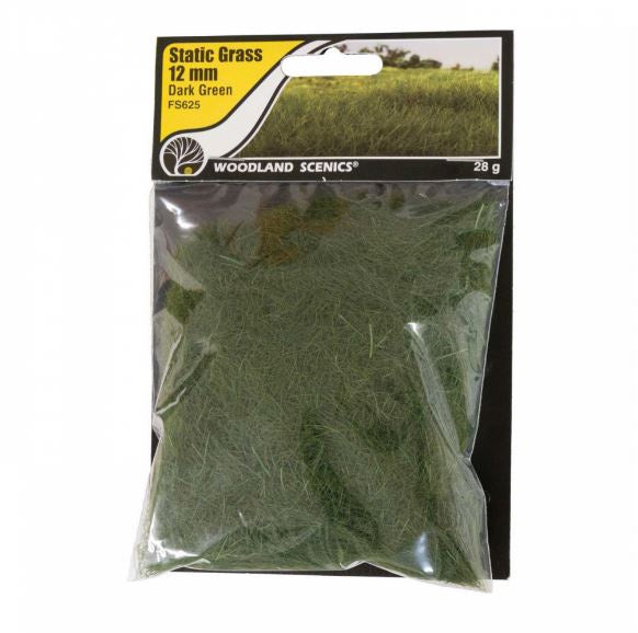 Static Grass, Dark Green 12Mm (WOOFS625)