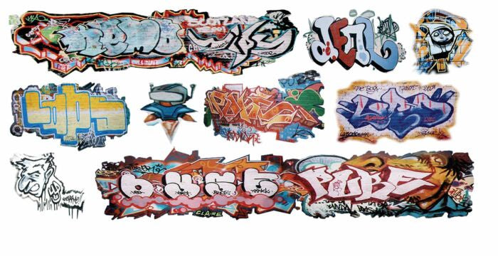 Graffiti Decals -- Set #33 (T2DNSGRAF033)