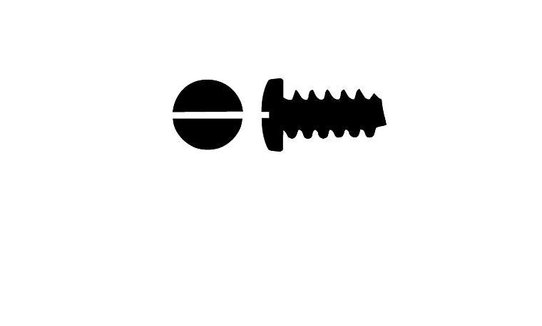 #2 Self-Tapping Steel Sheet Metal Screws 1/4"x0.088" (24) (947-1190)