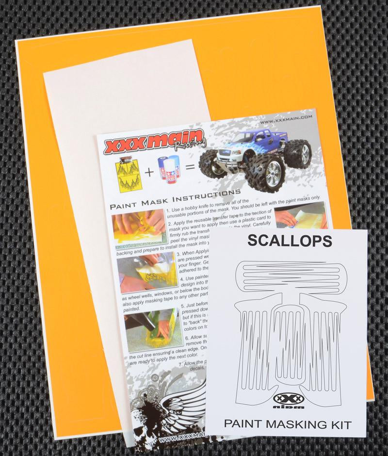 M001 Scallops Paint Mask (XXXM001L)