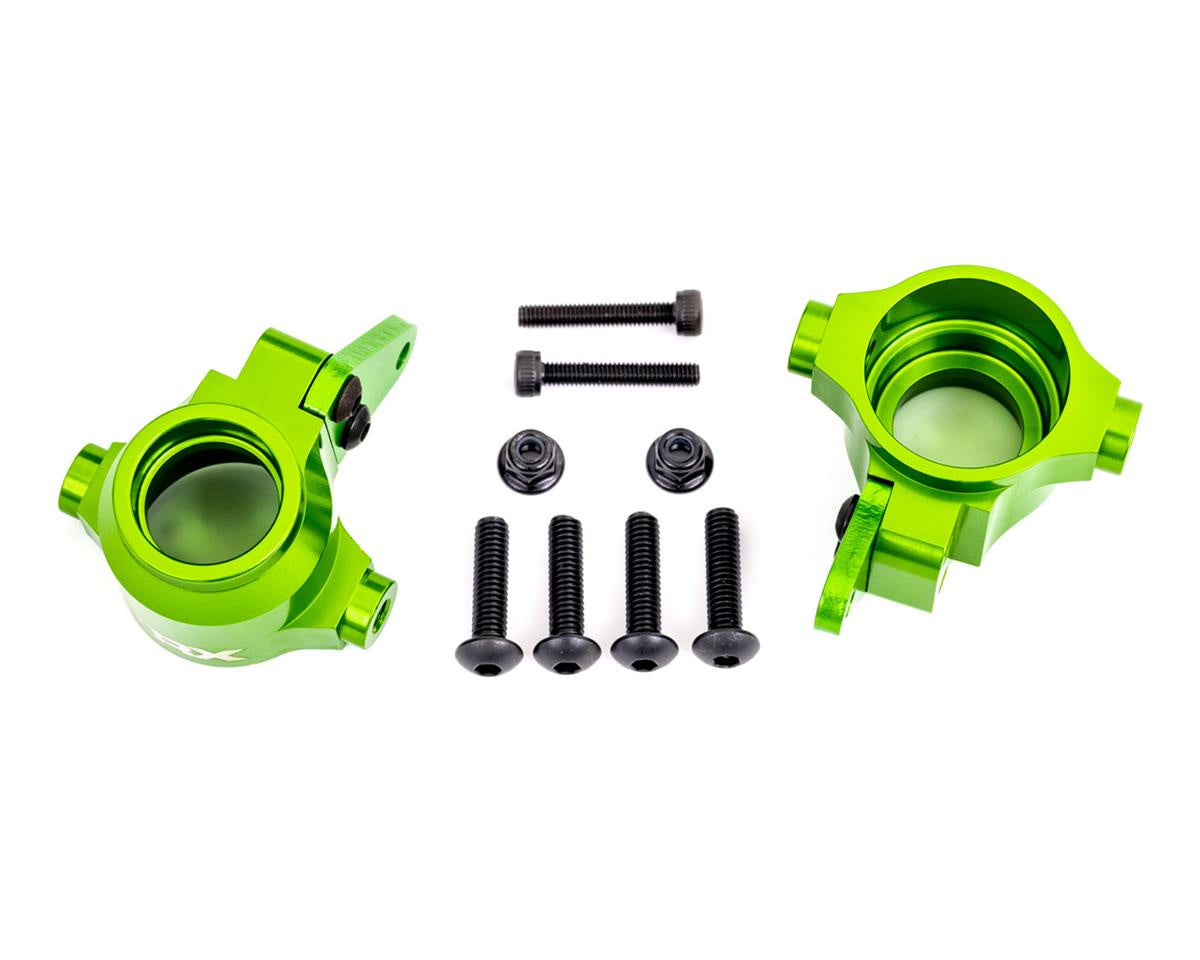 STEERING BLOCKS ALUM GREEN L/R (TRA9635G)