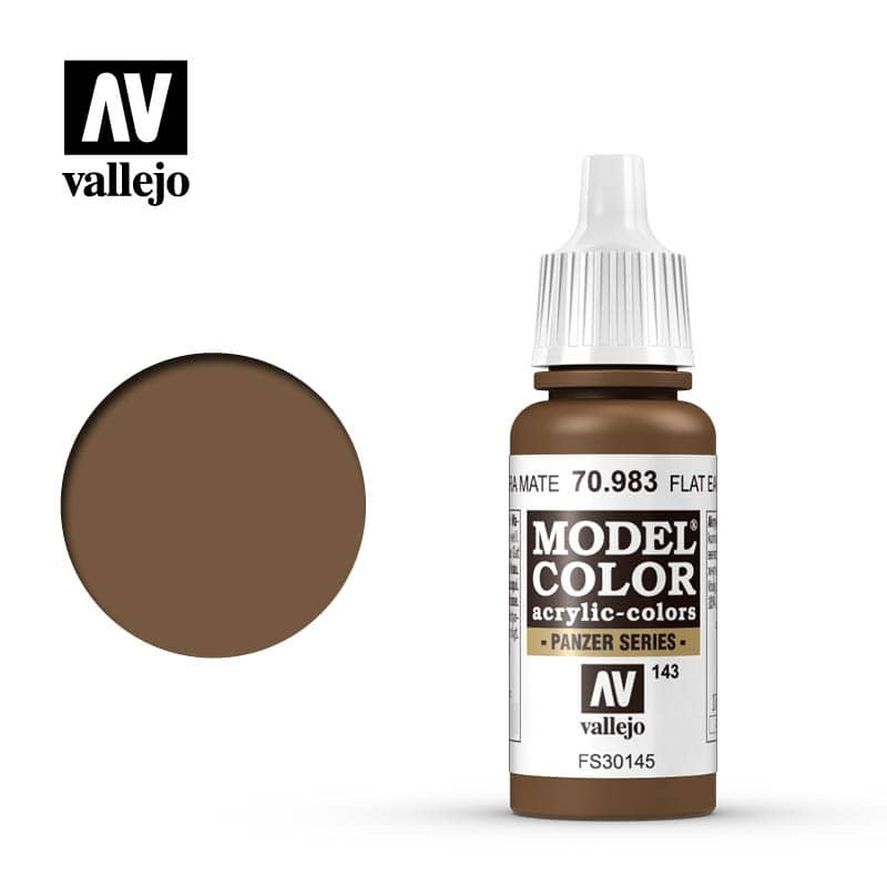 Model Color Flat Earth Acrylic Paint 18ml Bottle (VLJ70983)