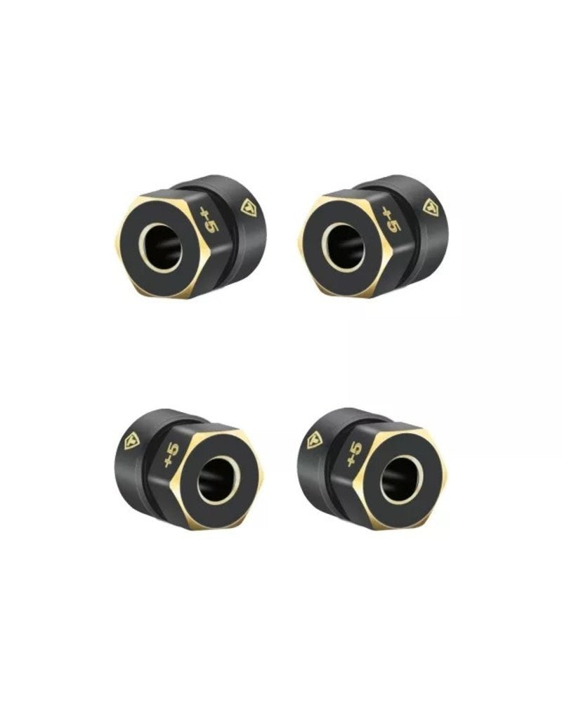 Brass Extended Hex Hubs SCX24 (TRLX002XW30OR)