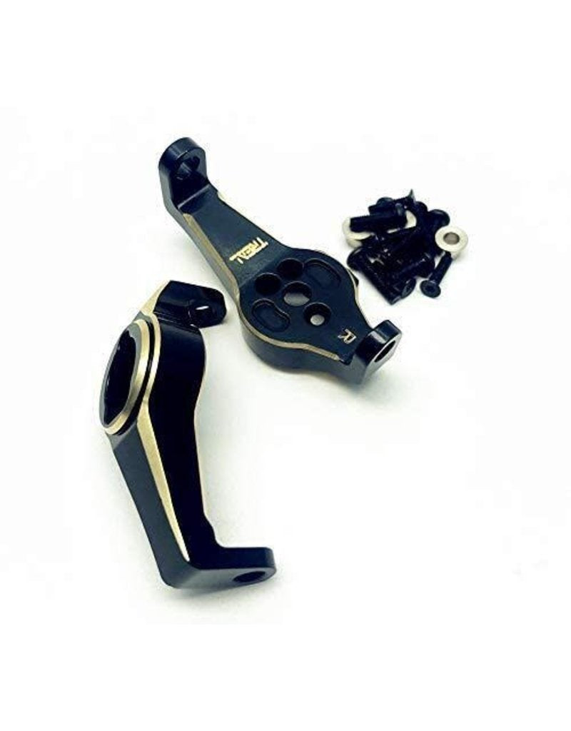 TRX-4 Brass CASTER BLOCKS BLACK (TRLX0021TKFY5)