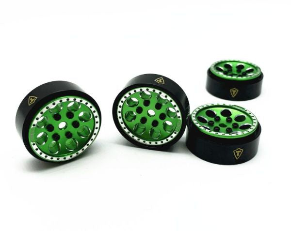 SCX24 Wheels with Brass Ring-Gre (TRLX002UCPQER)