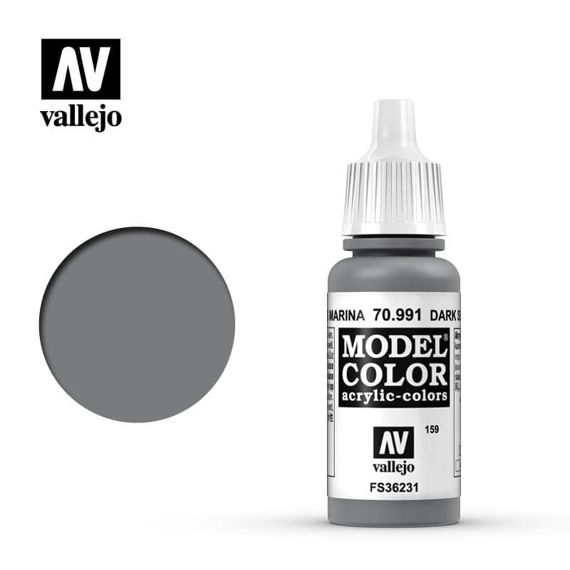 Model Color Dark Sea Grey Acrylic Paint 18ml Bottle (VLJ70991)