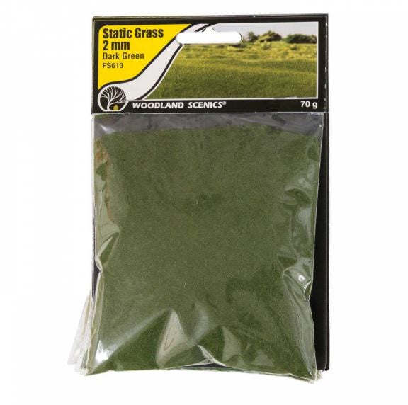 Static Grass, Dark Green 2Mm (WOOFS613)