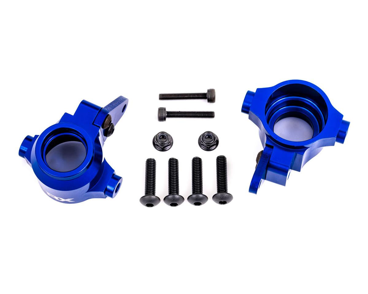 STEERING BLOCKS ALUM BLUE L/R (TRA9635X)