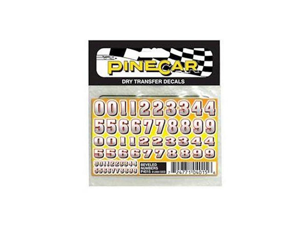 Beveled Numbers Dry Transfer (PIN4015)