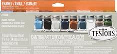 Enamel 9 Bottle Paint Set, Camo (TES281230)