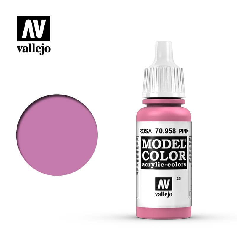 Model Color Pink Acrylic Paint 18ml Bottle (VLJ70958)