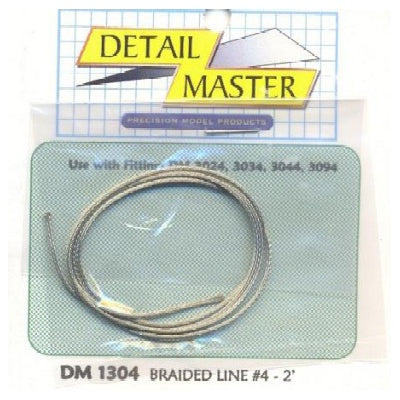 1304 Braided Line #4 .045-2Ft (DTMS1304)