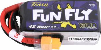 FUN-FLY 1300MAH 100C 14.8V W/XT6 (TAA13004S10X6)