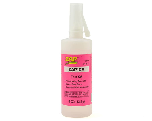 Zap Thin CA Glue 4 oz (PAAPT06)