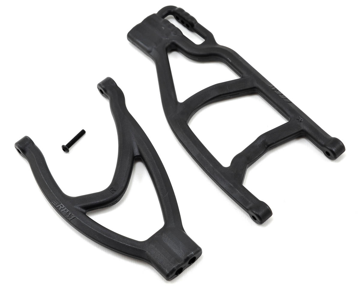 Black Extended Rear Right A-Arms for Revo/Revo 2.0/Summit (2) (RPM70482)